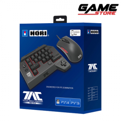 هوري لوحة مفاتيح احترافية وماوس للألعاب - أسود برتقالي - ps4